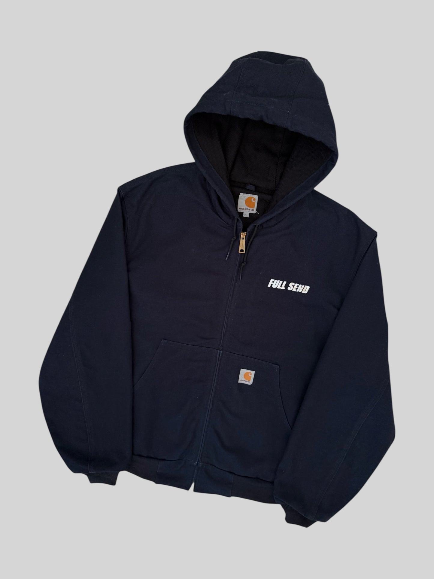 Carhartt 2019 Blanket Lined American Active Jacket J131 DNY Navy Large