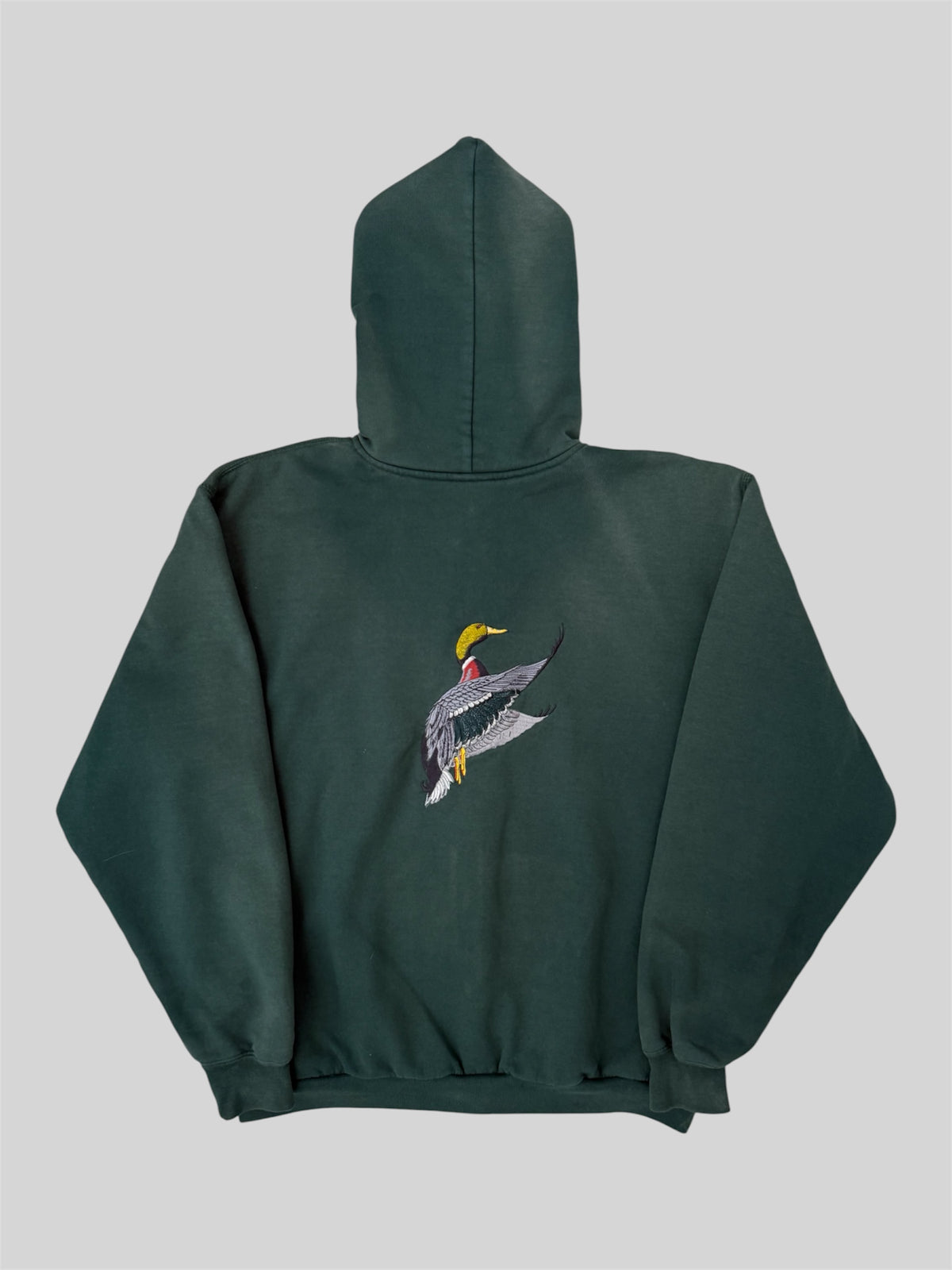Vintage Carhartt 2002 Thermal Lining Full Zip Hoodie K129 HTG Green Medium