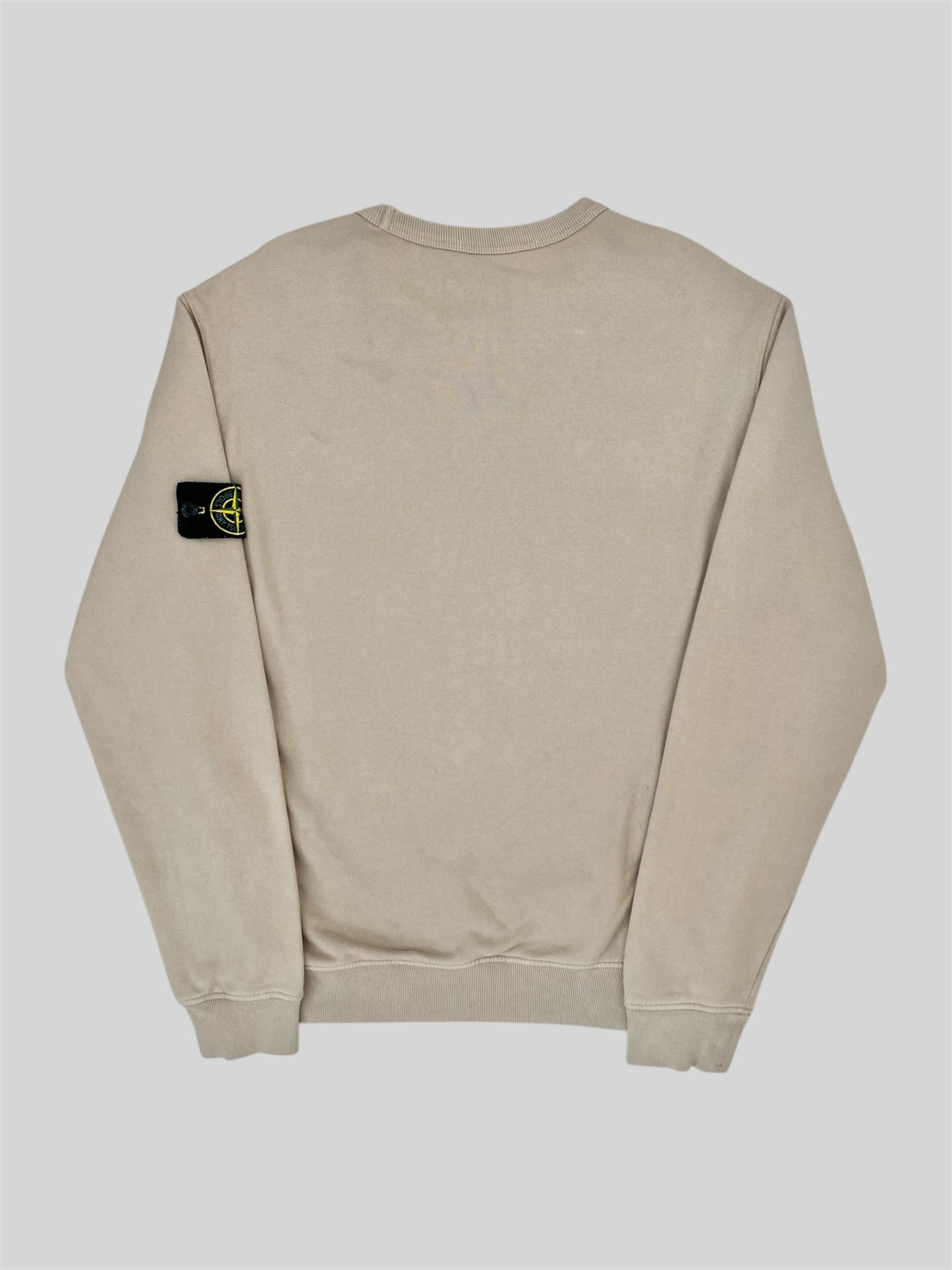 Authentic Stone Island 2019 Pullover Sweatshirt Beige Large