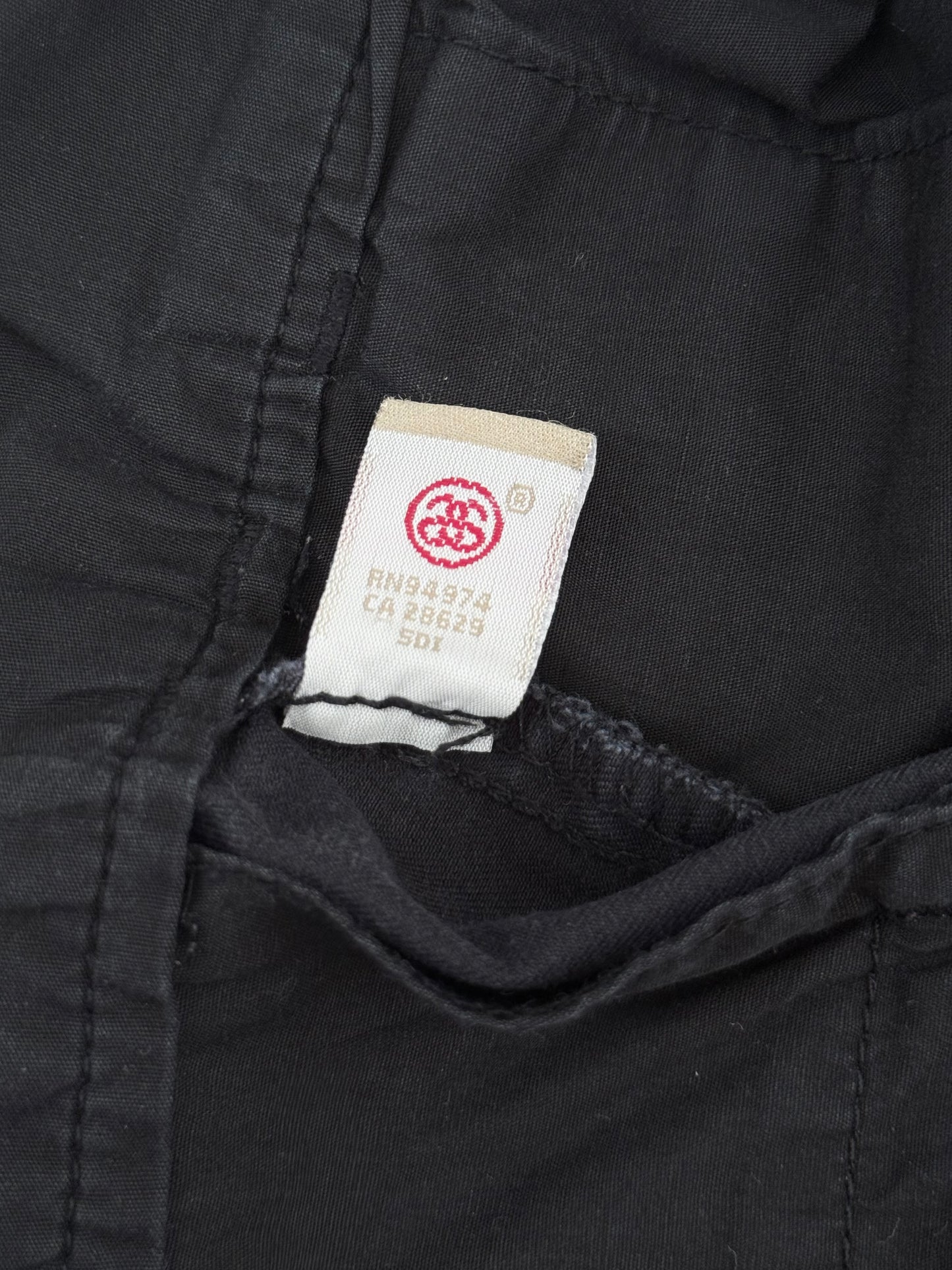 Vintage Stussy 2000s Stussy Classic Regular Fit Chino Trousers Faded Navy W34 L34