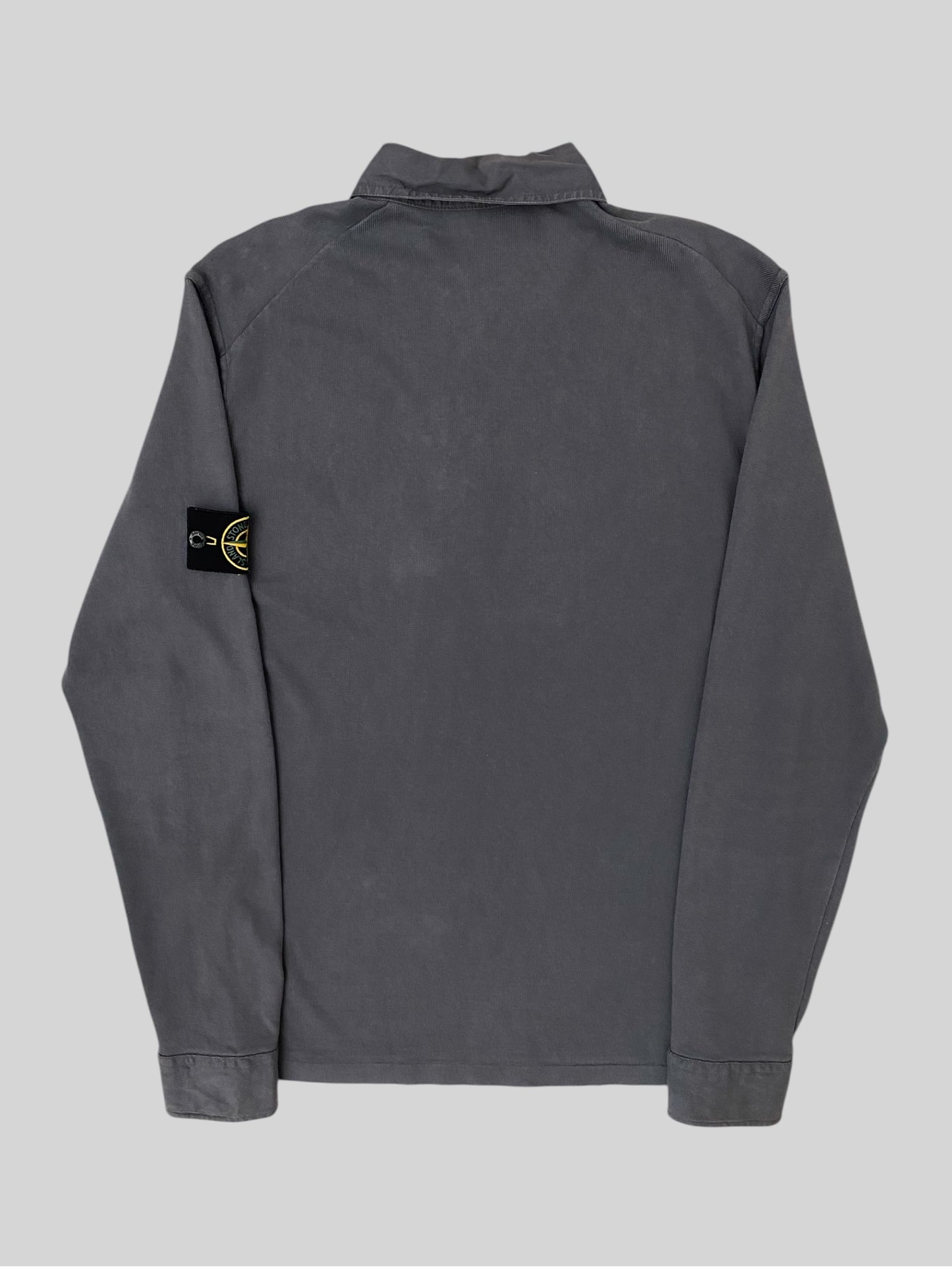 Authentic Stone Island 2014 Button Up Long Sleeve Shirt Grey Medium