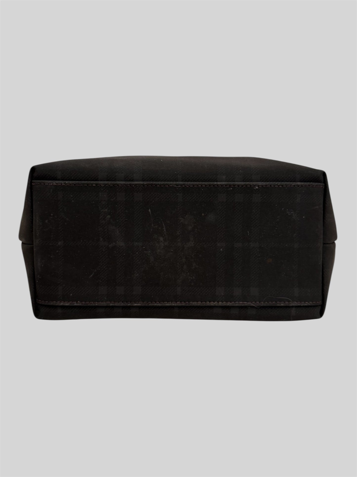 Vintage Burberry 2000s Nova Check Women’s Medium Shoulder Travel Handbag Brown