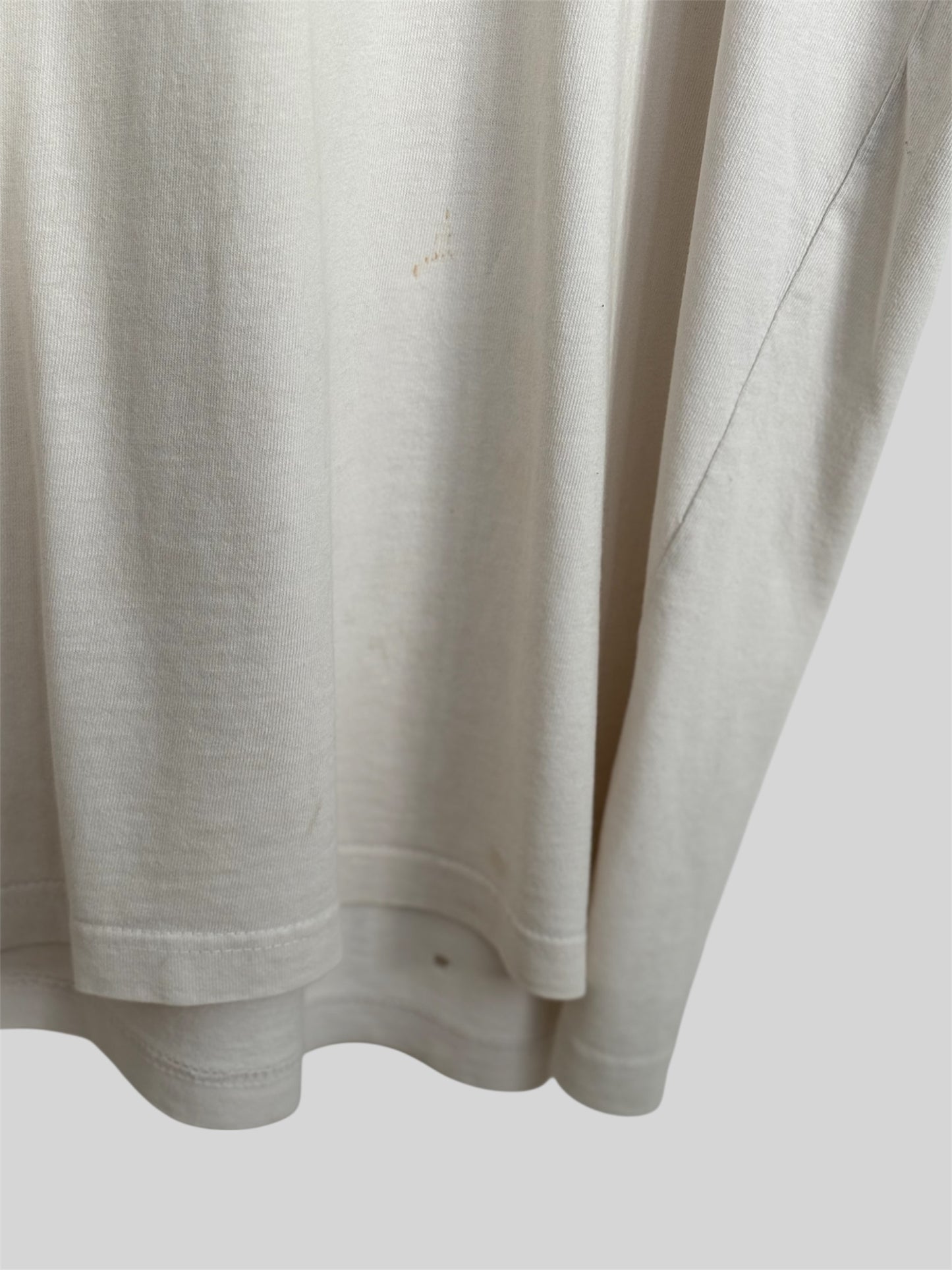 Vintage Stussy Early 90s Surfer Graphic Print T Shirt White Small