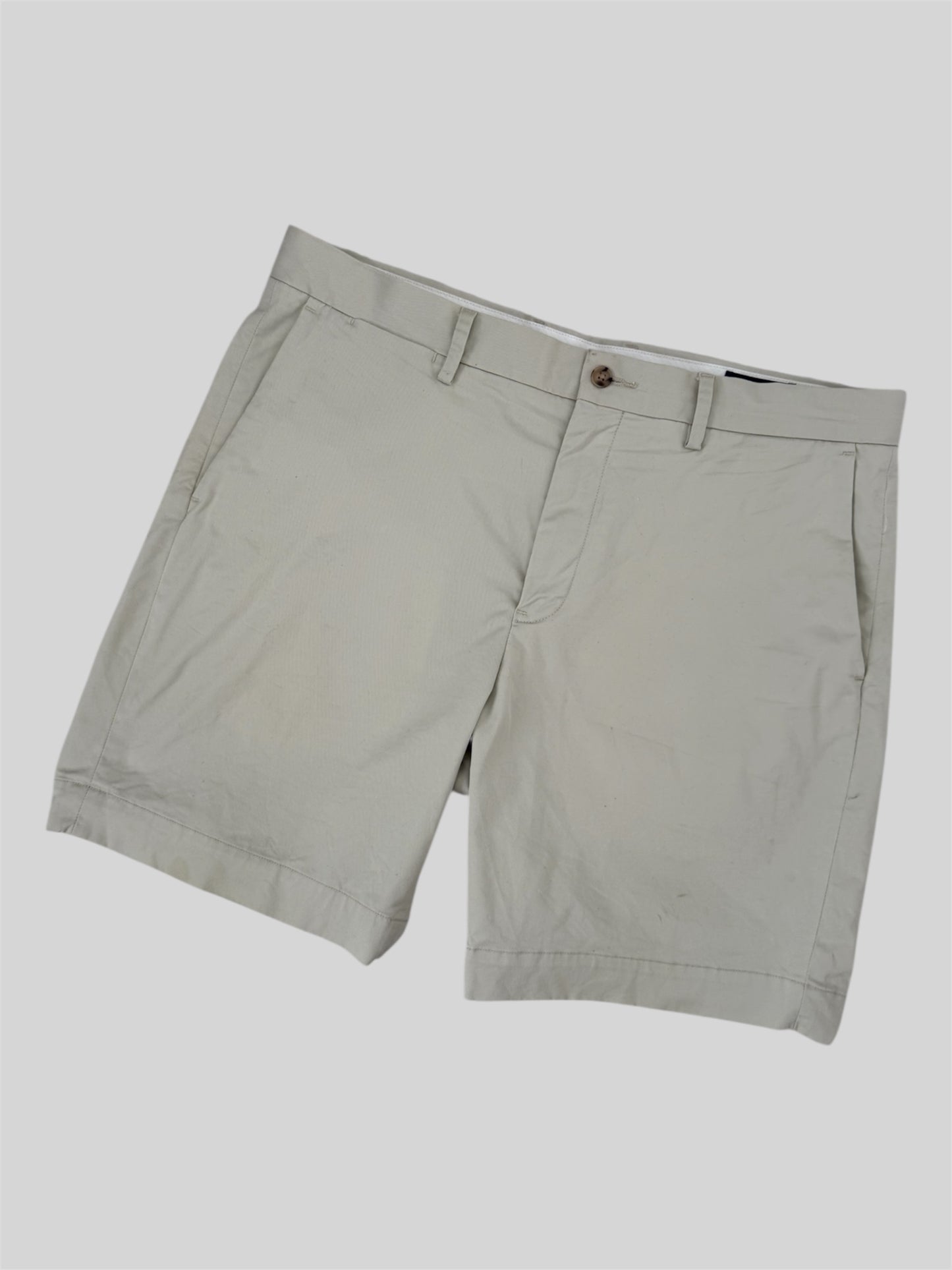 Polo Ralph Lauren Stretch Straight Fit Casual Chino Shorts Green Beige W34