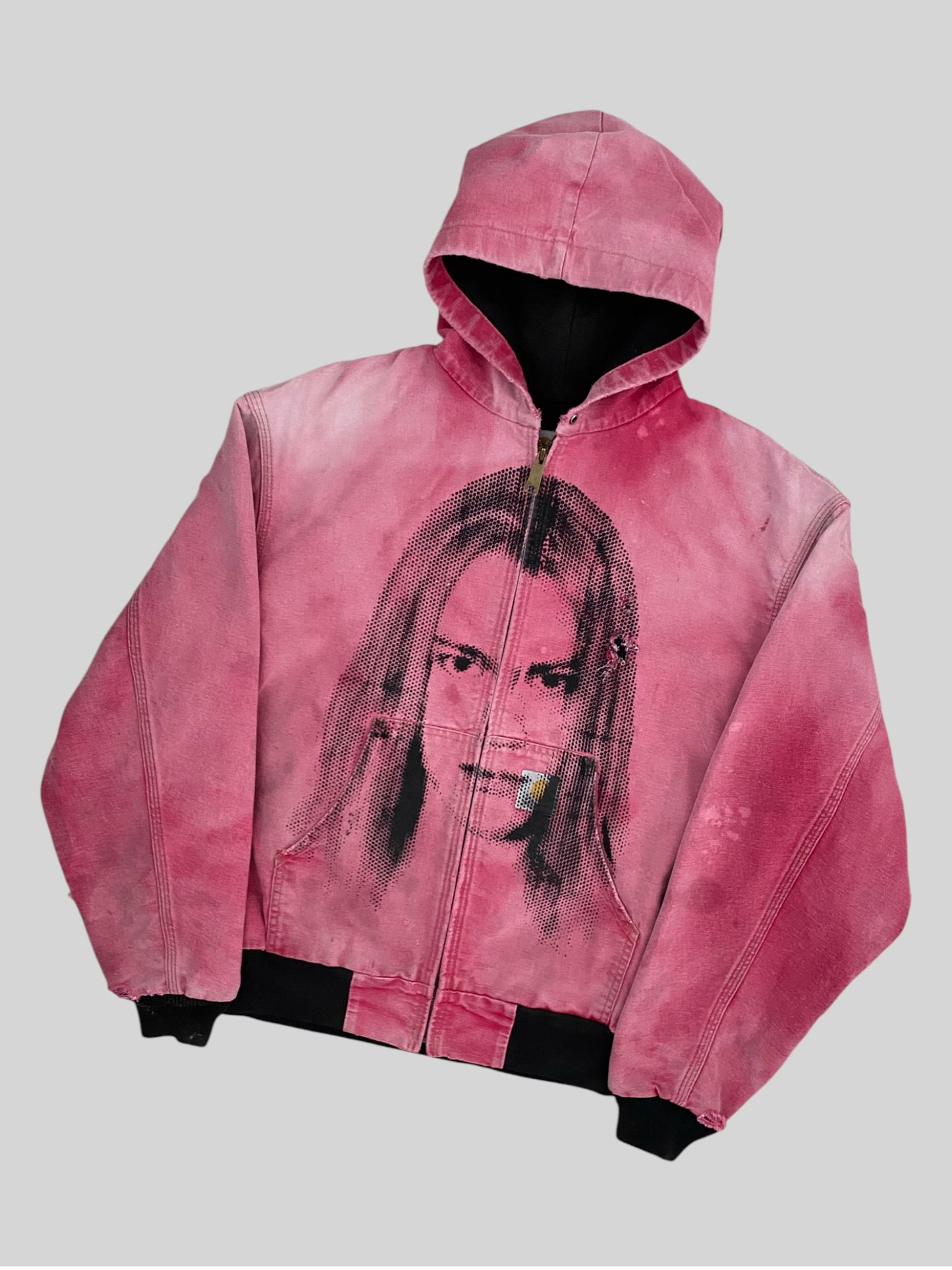 Rare Carhartt Jacket Used In The Fall/Winter 2022 Fashion Show Pink Medium