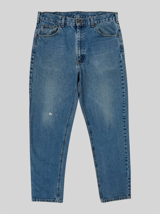 Vintage Carhartt Straight Fit Single Knee Carpenter Jeans Blue W32 L34