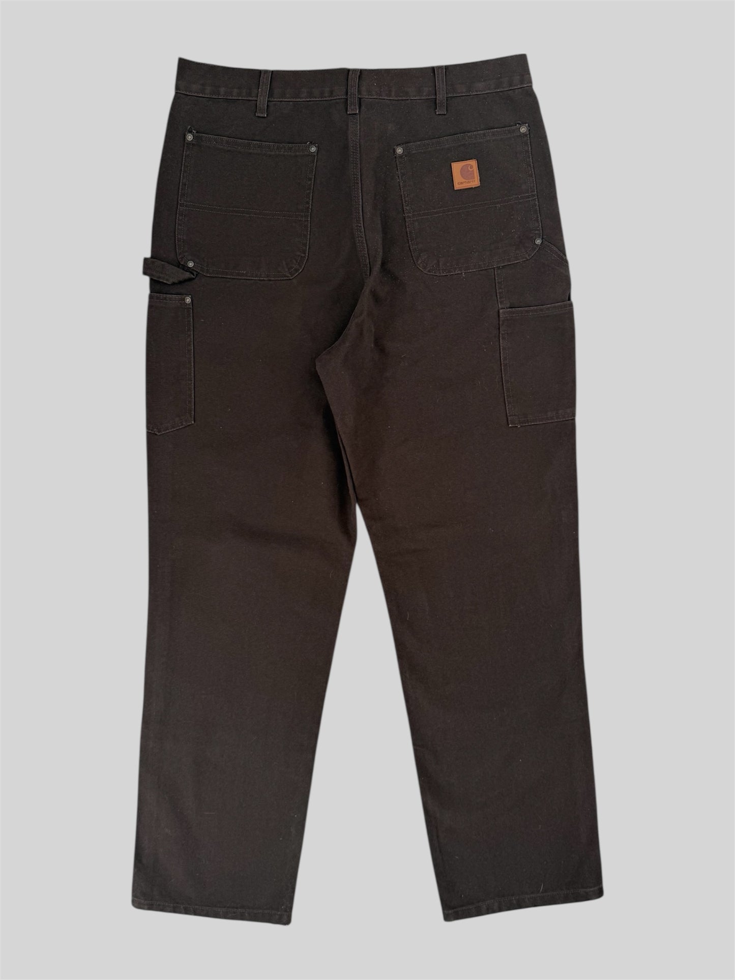 New Without Tags Carhartt 2020 Double Knee Carpenter Jeans B136DKB Brown W32 L32