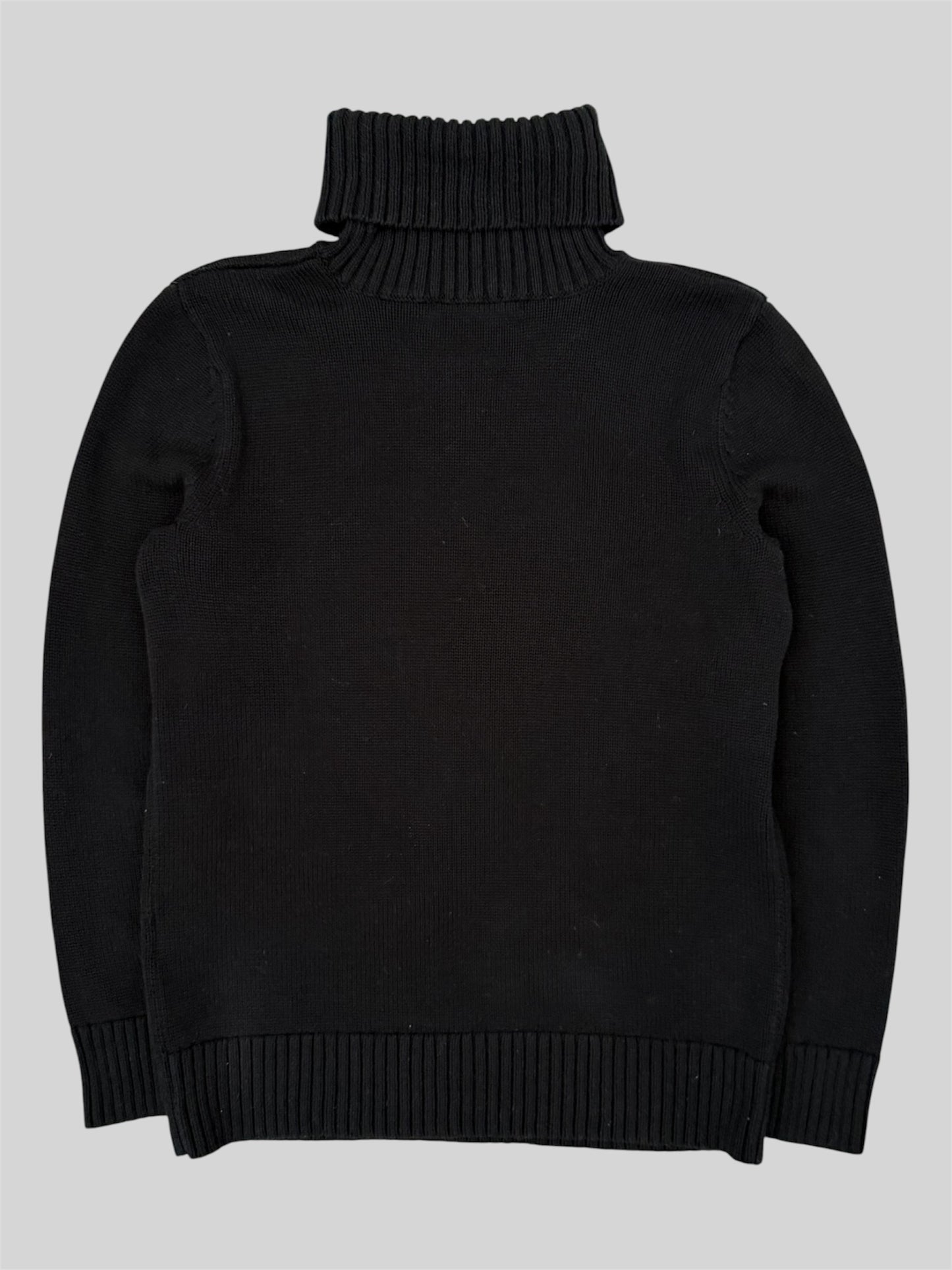 Authentic Lauren Ralph Lauren Women’s Knitted Turtle Neck Reindeer Jumper Small