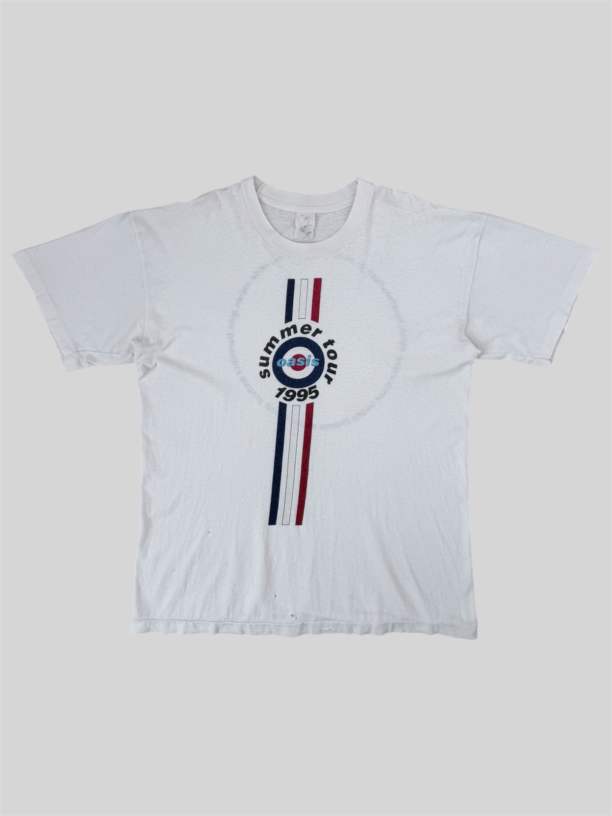 Vintage Oasis Summer Tour 1995 Single Stitch T Shirt White Large