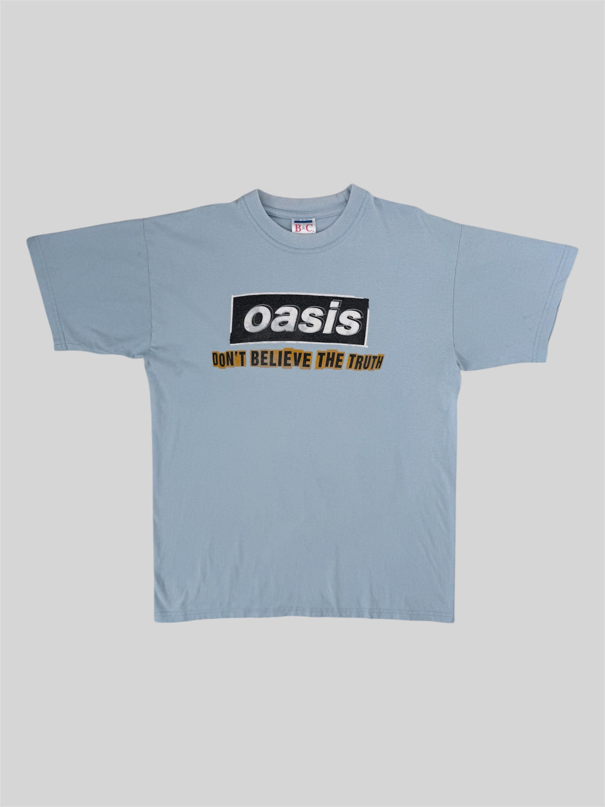 Vintage Oasis 2005 Don't Believe The Truth Tour T Shirt Blue Large
