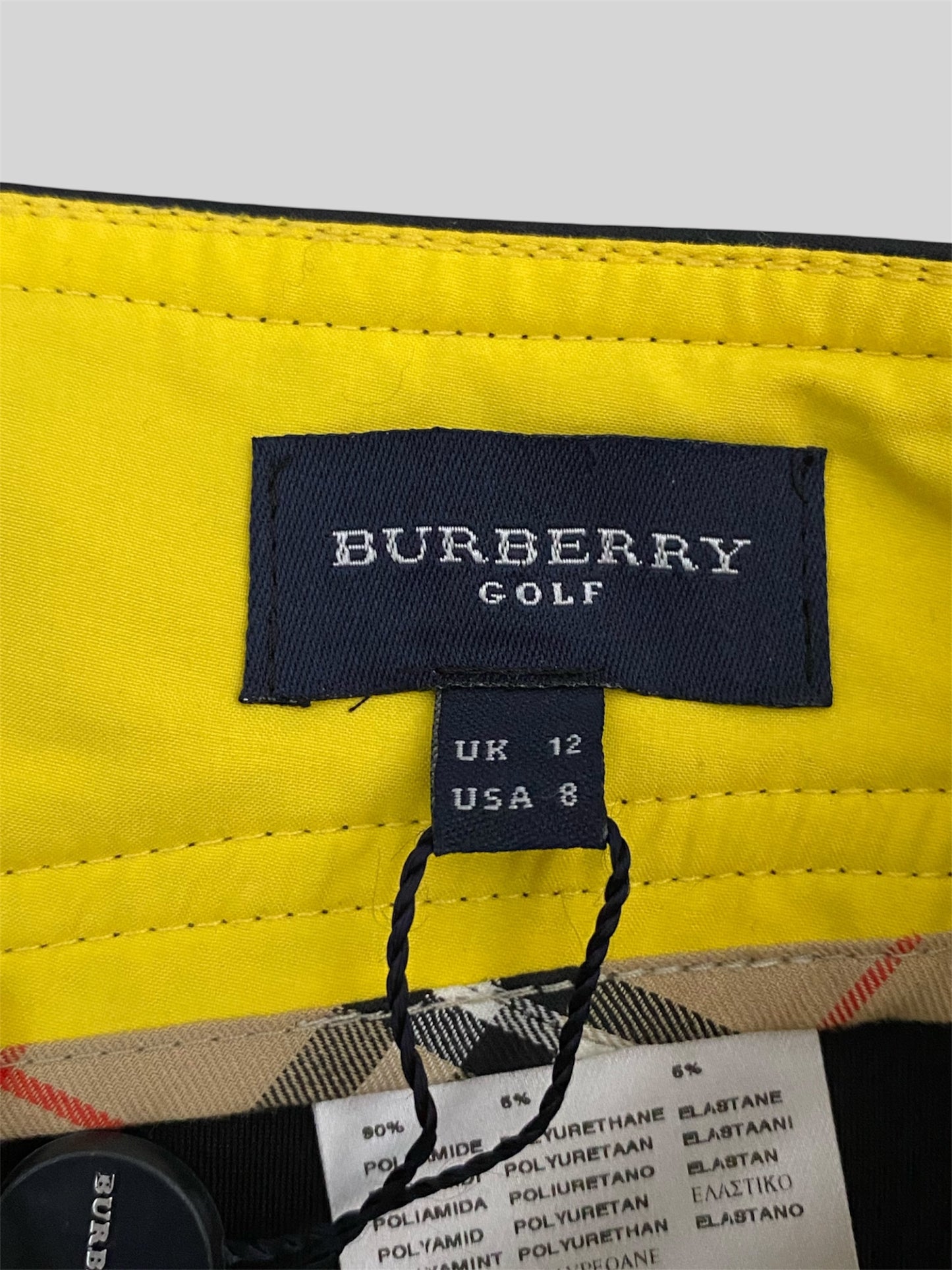 Brand New With Tags Burberry Golf Women’s Short Tracksuit Bottoms Navy Size 12