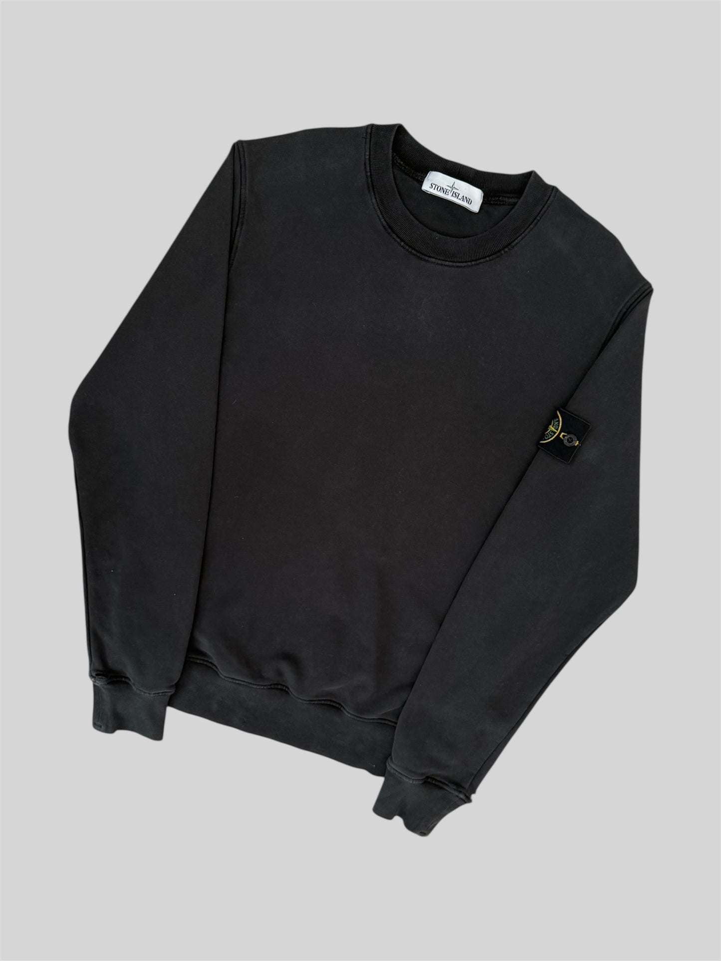 Authentic Stone Island 2021 Pullover Sweatshirt Black Small