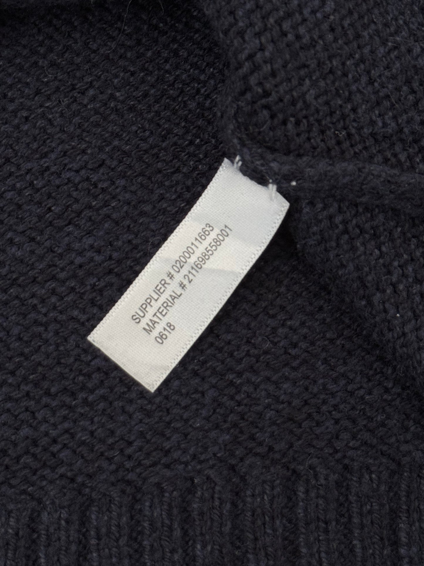 Authentic Polo Ralph Lauren Teddy Bear Knitted Pullover Jumper Black/Navy Large